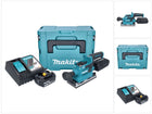 Makita DBO 382 RM1J Levigatrice orbitale a batteria 18 V 93 x 185 mm brushless + 1x batteria ricaricabile 4,0 Ah + caricabatterie + Makpac