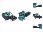 Makita DBO 484 RF1 cordless orbital sander 18 V 112 x 102 mm + 1x rechargeable battery 3.0 Ah + charger