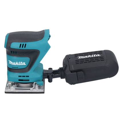 Makita DBO 484 RTJ Akku Schwingschleifer 18 V 112 x 102 mm + 2x Akku 5,0 Ah + Ladegerät + Makpac