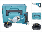 Makita DJS 200 G1J tijeras de chapa sin cable 18 V 2,0 mm sin escobillas + 1x batería recargable 6,0 Ah + Makpac - sin cargador