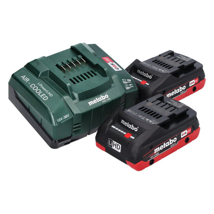 Metabo SSW 18 LTX 1450 BL cordless impact wrench 18 V 1450 Nm brushless + 2x rechargeable battery 4.0 Ah + charger + metaBOX
