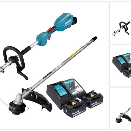 Makita DUX 18 RT2X1 Outil multifonction sans fil 18 V Brushless + 2x batterie 5,0 Ah + kit chargeur