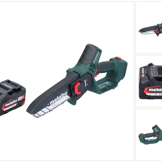 Metabo MS 18 LTX 15 sierra de podar sin cable 18 V 15 cm 5 m/s + 1x batería recargable 4,0 Ah - sin cargador