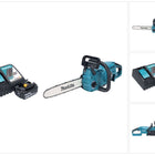 Makita DUC 357 RFX2 Cordless chainsaw 18 V 35 cm 7.7 m/s Brushless + 1x battery 3.0 Ah + charger