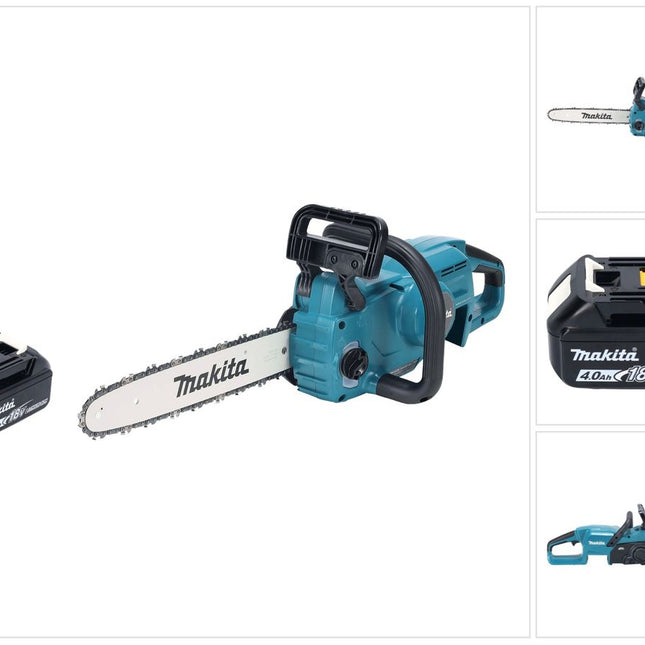 Makita DUC 357 MX2 Akku Kettensäge 18 V 35 cm 7,7 m/s Brushless + 1x Akku 4,0 Ah - ohne Ladegerät