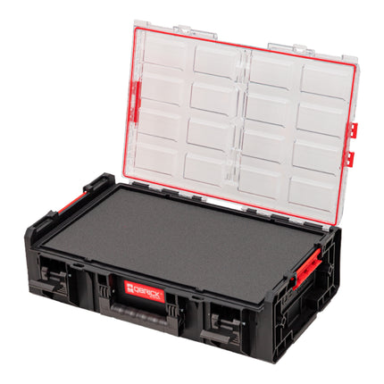 Qbrick System ONE Organiser 2XL 2.0 MFI impilabile 582 x 387 x 172 mm 19,5 l IP66 con inserto in schiuma