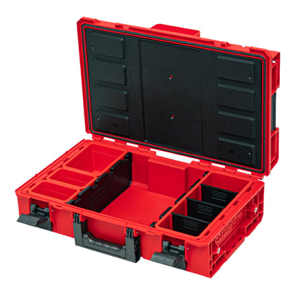 Qbrick System ONE 200 2.0 Expert RED ULTRA HD Custom tool case modular organiser 585 x 385 x 190 mm 15.4 l stackable IP66