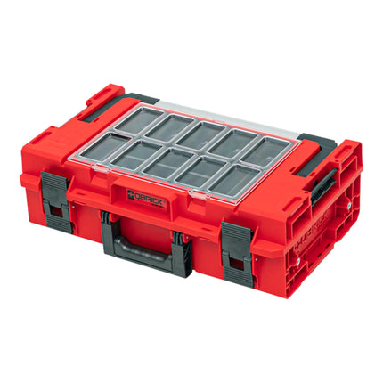 Qbrick System ONE 200 2.0 Expert RED ULTRA HD Custom tool case modular organiser 585 x 385 x 190 mm 15.4 l stackable IP66