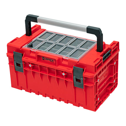 Qbrick System ONE 350 2.0 Expert RED ULTRA HD Custom Mallette à outils modulaire organisateur 585 x 385 x 320 mm 38 l empilable IP66