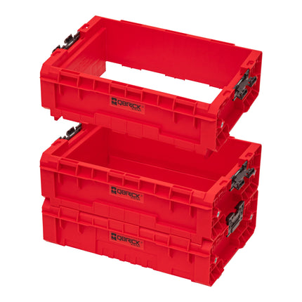 Qbrick System PRO Box Extender 2.0 RED ULTRA HD Custom Koffer Erweiterung 450 x 310 x 151 mm 9 l stapelbar