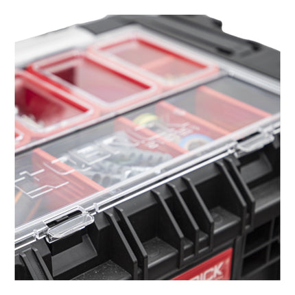 Qbrick System PRIME Toolbox 250 Expert avec organiseur empilable 535 x 327 x 277 mm 26l IP66 avec 10 séparateurs + 5 inlays