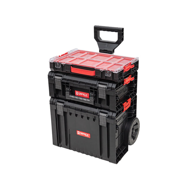 Qbrick System PRO Set Juego de 4 carros de herramientas + PRO Cart 2.0 + PRO Technician Case 2.0 + PRO Organiser 100 450 x 390 x 690 mm 45 l IP54