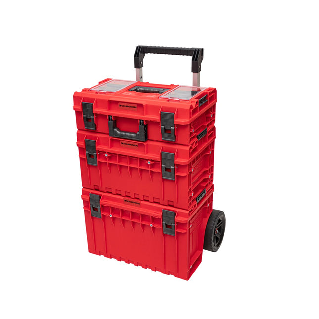 Qbrick System ONE Cart Profi Set 2.0 RED ULTRA HD Custom + ONE 350 Profi 2.0 RED ULTRA HD Custom + ONE 200 Profi 2.0 RED ULTRA HD Custom apilable IP66