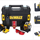 DeWalt DCE 089 D1R Akku Multilinienlaser 12 V 3x 360° rot + 1x Akku 2,0 Ah + Ladegerät + TSTAK