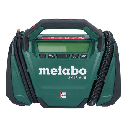 Metabo AK 18 Multi compresor sin cable 18 V 11 bar + 1x batería 2,0 Ah + cargador