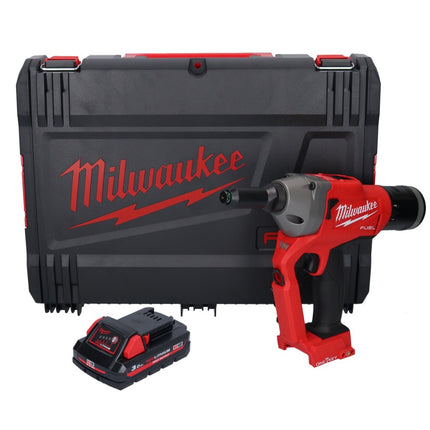 Milwaukee M18 ONEFPRT-301X nitownica akumulatorowa 18 V 20 kN bezszczotkowa + 1x akumulator 3,0 Ah + skrzynka HD - bez ładowarki