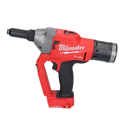 Milwaukee M18 ONEFPRT-302X cordless blind riveter 18 V 20 kN brushless + 2x rechargeable battery 3.0 Ah + charger + HD box