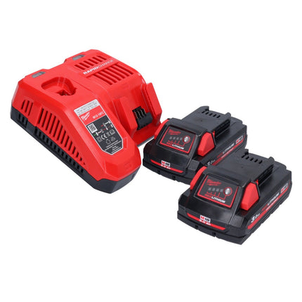 Milwaukee M18 ONEFPRT-302X cordless blind riveter 18 V 20 kN brushless + 2x rechargeable battery 3.0 Ah + charger + HD box