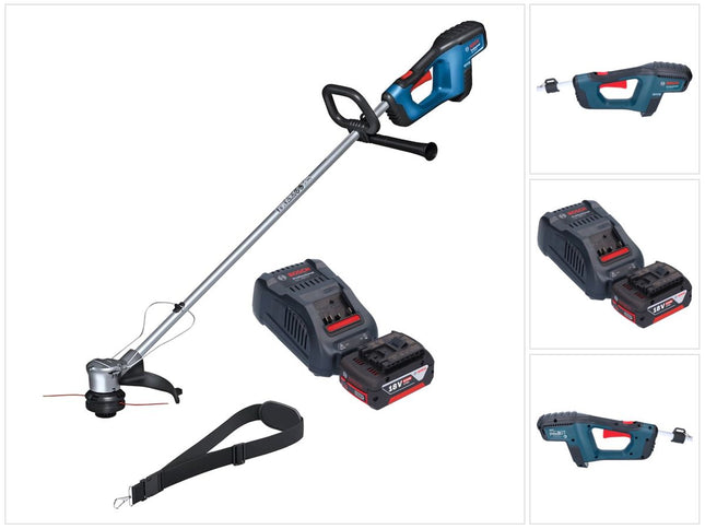 Coupe-bordures sans fil GRT 18V-33 Professional Bosch 18 V 330 mm Brushless + 1x batterie 5,0 Ah + chargeur
