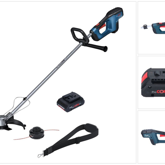 Bosch GFR 18V-23 Decespugliatore professionale a batteria senza spazzole da 18 V 230 mm + 1x batteria ProCORE da 4,0 Ah - senza caricabatterie