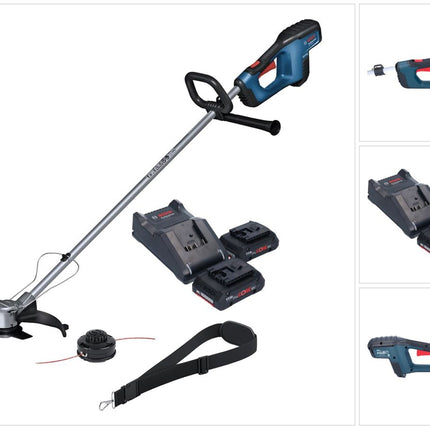 Bosch GFR 18V-23 Professional Akku Freischneider 18 V 230 mm Brushless + 2x ProCORE Akku 4,0 Ah + Ladegerät