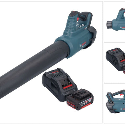 Bosch GBL 18V-750 Professional Akku Gebläse 18 V BITURBO Brushless + 1x Akku 6,0 Ah + Ladegerät