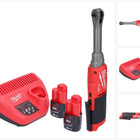 Milwaukee M12 FHIR14LR-202 Akku Hochgeschwindigkeits Ratsche 12 V 47 Nm 1/4