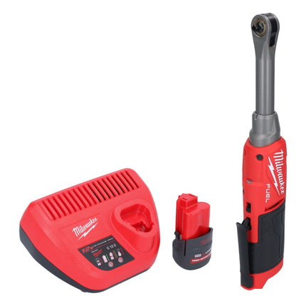 Milwaukee M12 FHIR14LR-251 cordless high-speed ratchet 12 V 47 Nm 1/4" brushless + 1x rechargeable battery 2.5 Ah + charger