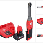 Milwaukee M12 FHIR14LR-401 Akku Hochgeschwindigkeits Ratsche 12 V 47 Nm 1/4