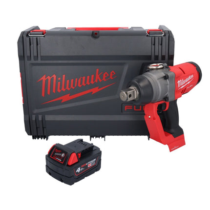 Milwaukee M18 ONEFHIWF1-401X Akumulatorowy klucz udarowy 18 V 2033 Nm 1″ bezszczotkowy + 1x akumulator 4,0 Ah + skrzynka HD - bez ładowarki