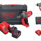 Milwaukee M18 ONEFHIWF1-402X Akumulatorowy klucz udarowy 18 V 2033 Nm 1″ bezszczotkowy + 2x akumulator 4,0 Ah + ładowarka + pudełko HD