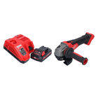 Amoladora angular sin cable Milwaukee M18 FSAG125X-301 18 V 125 mm sin escobillas + 1x batería recargable 3,0 Ah + cargador