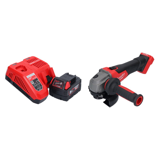 Smerigliatrice angolare a batteria Milwaukee M18 FSAG125X-501 18 V 125 mm brushless + 1x batteria ricaricabile 5,0 Ah + caricatore