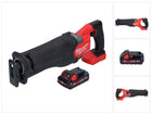 Sierra de sable Milwaukee M18 FSZ-301 sin cable 18 V sin escobillas + 1x batería 3.0 Ah - sin cargador