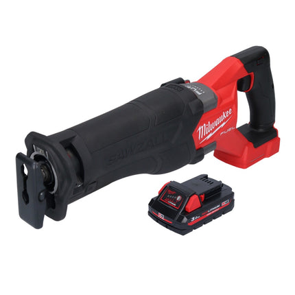 Sierra de sable Milwaukee M18 FSZ-301 sin cable 18 V sin escobillas + 1x batería 3.0 Ah - sin cargador