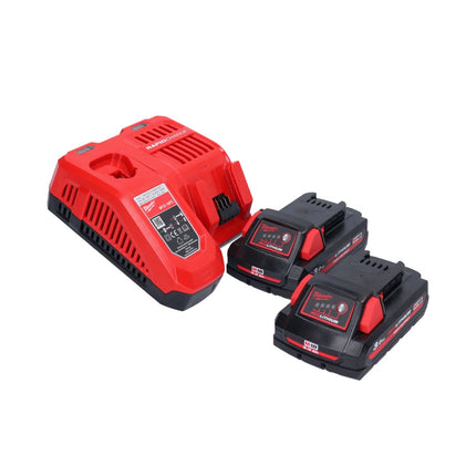 Milwaukee M18 FSZ-302 cordless reciprocating saw 18 V brushless + 2x 3.0 Ah battery + charger