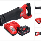 Milwaukee M18 FSZ-801 Akku Recipro Säbelsäge 18 V Brushless + 1x Akku 8,0 Ah + Ladegerät