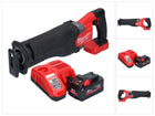 Milwaukee M18 FSZ-801 cordless Recipro reciprocating saw 18 V brushless + 1x battery 8.0 Ah + charger