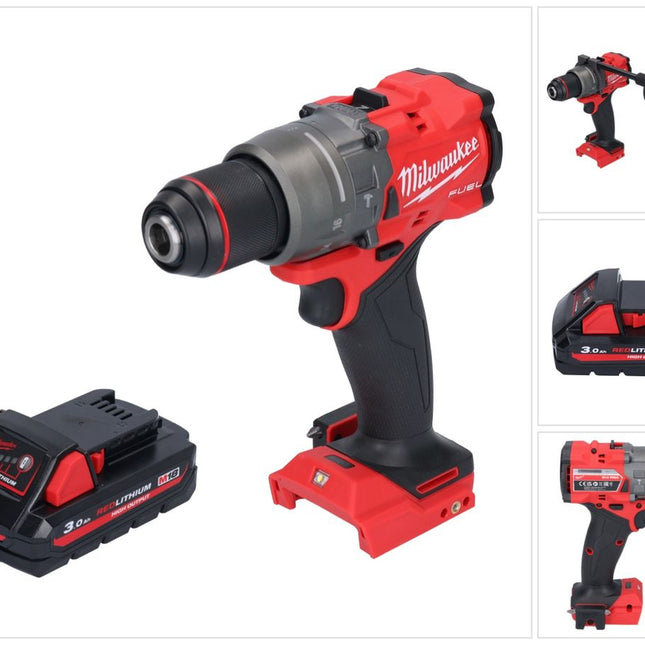 Milwaukee M18 FPD3-301 taladradora de percusión sin cable 18 V 158 Nm sin escobillas + 1x batería recargable 3.0 Ah - sin cargador