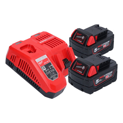 Milwaukee M18 FPD3-502 taladro de percusión sin cable 18 V 158 Nm sin escobillas + 2x batería recargable 5.0 Ah + cargador