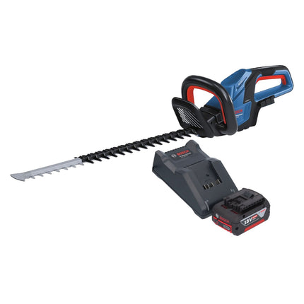 Bosch GHE 18V-60 Cortasetos profesional sin cable 18 V 60 cm sin escobillas + 1x batería 4,0 Ah + cargador