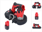 Sierra de cinta sin cable Milwaukee M12 BS-201 12 V 41 x 41 mm + 1x batería 2.0 Ah - sin cargador