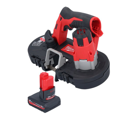 Sierra de cinta sin cable Milwaukee M12 BS-501 12 V 41 x 41 mm + 1x batería 5.0 Ah - sin cargador