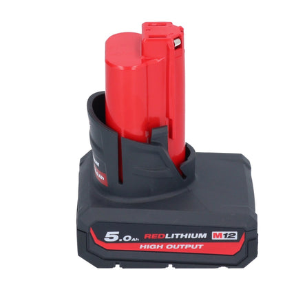 Sierra de cinta sin cable Milwaukee M12 BS-501 12 V 41 x 41 mm + 1x batería 5.0 Ah - sin cargador