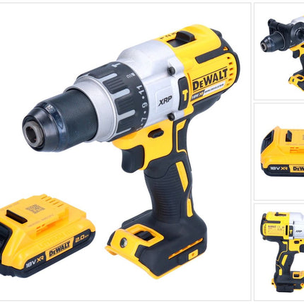 DeWalt DCD 996 N Akku Schlagbohrschrauber 18 V 95 Nm Brushless + 1x Akku 2,0 Ah - ohne Ladegerät