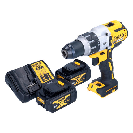 DeWalt DCD 996 M2 Perceuse-visseuse à percussion sans fil 18 V 95 Nm Brushless + 2x batterie 4,0 Ah + chargeur