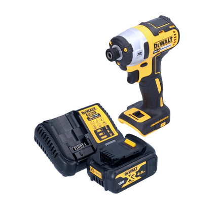 Llave de impacto sin cable DeWalt DCF 887 M1 18 V 205 Nm 1/4" sin escobillas + 1x batería recargable 4,0 Ah + cargador