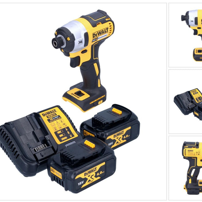 DeWalt DCF 887 M2 Clé à choc sans fil 18 V 205 Nm 1/4'' Brushless + 2x batterie 4,0 Ah + chargeur