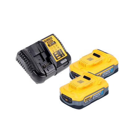 DeWalt DCF 887 H2 Clé à choc sans fil 18 V 205 Nm 1/4" Brushless + 2x batterie Powerstack 5,0 Ah + chargeur