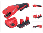 Milwaukee M12 PCSS-502 cortatubos inalámbrico de acero inoxidable 12 V 12 - 28 mm + 2x batería recargable 5.0 Ah + cargador